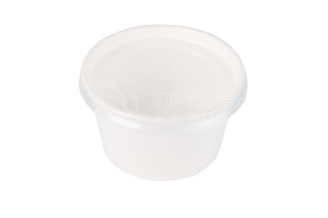 Контейнер круглый /чаша суп 500 мл белый