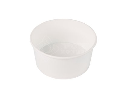 Контейнер круглый /чаша суп 500 мл белый